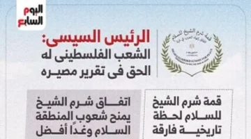 رسالة واضحة للعالم.. الرئيس السيسي يؤكد حق الشعب الفلسطيني في تقرير مصيره 1